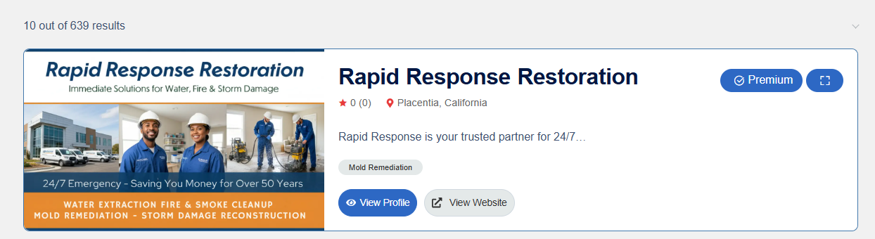 Top of search results placeholder